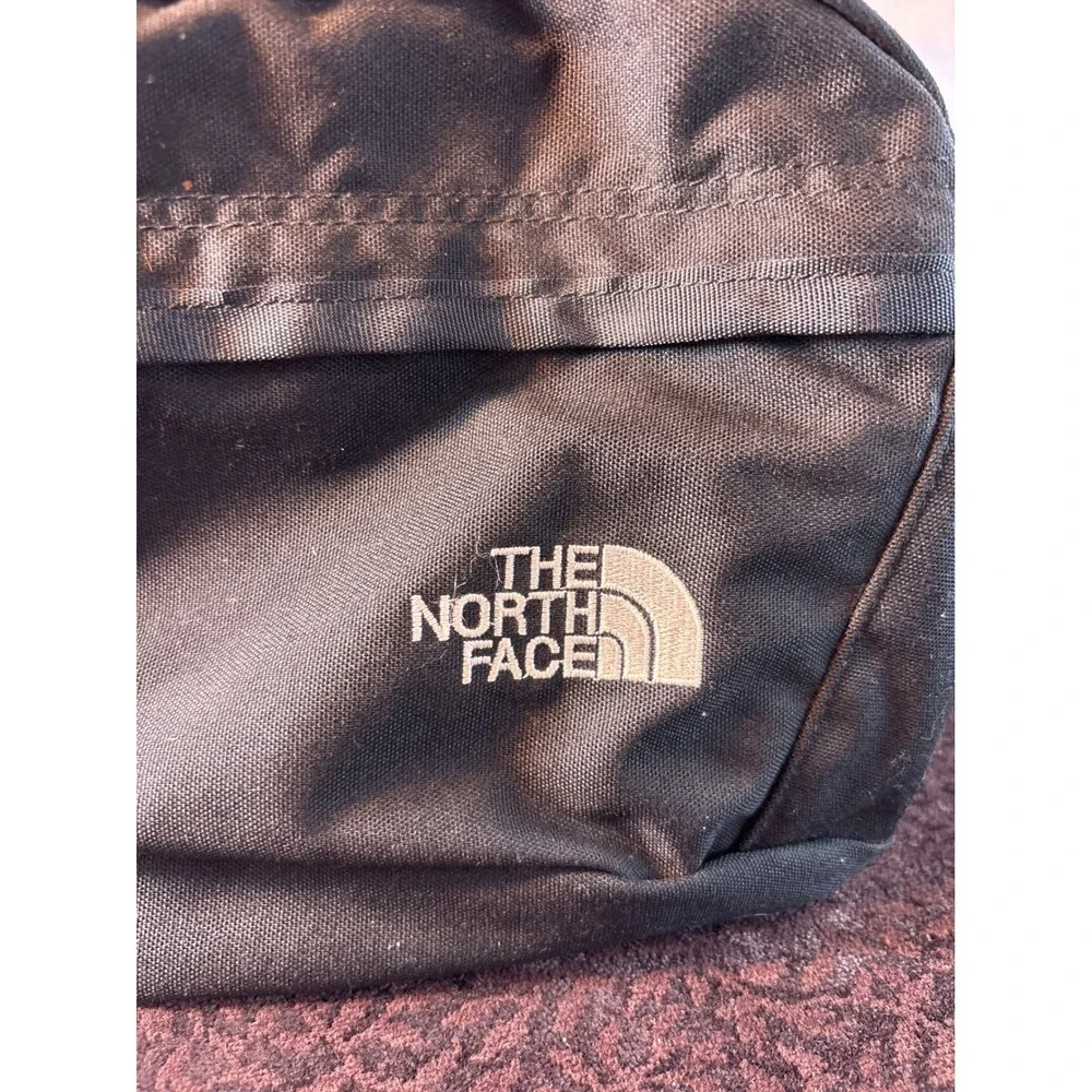 The North Face Black Lumbar Fanny Pack Waist Bag Hiking Travel Mesh Pockets